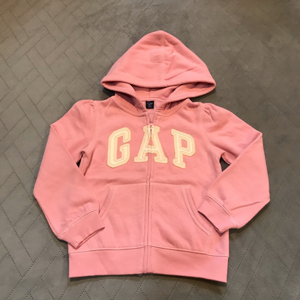 NWT Baby Gap Toddler pink hoodie sweatshirt Size 5